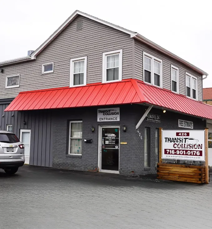 Transit Collision shop front